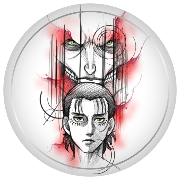 Eren Yeager Attack On Titan Clínica da Tattoo